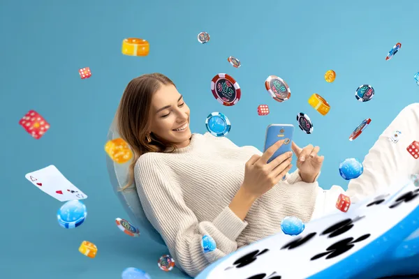 A woman in a luxurious green gown next to an ornate roulette wheel, capturing the upscale casino mood of 1111DB.